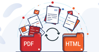 How to convert PDF to HTML code
