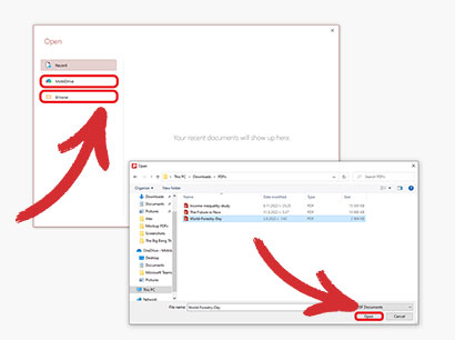 protecting a PDF in PDF Extra - step 2