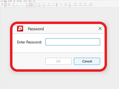 protecting a PDF in PDF Extra - step 8