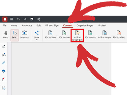 Convert PDF to PowerPoint with PDF Extra - step 2