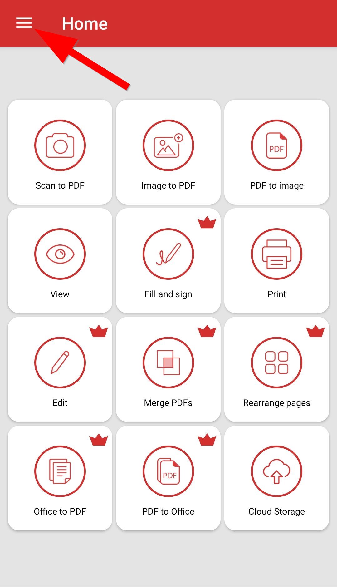 Change or reset password PDF Extra Android 1