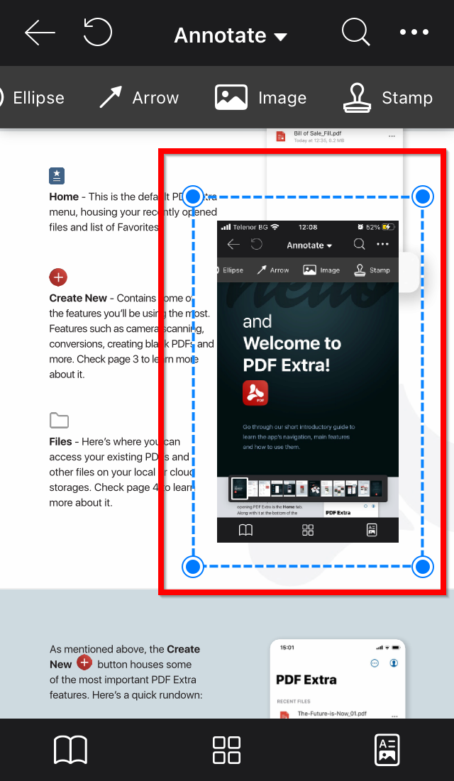 add an image to PDF Extra file iOS 6