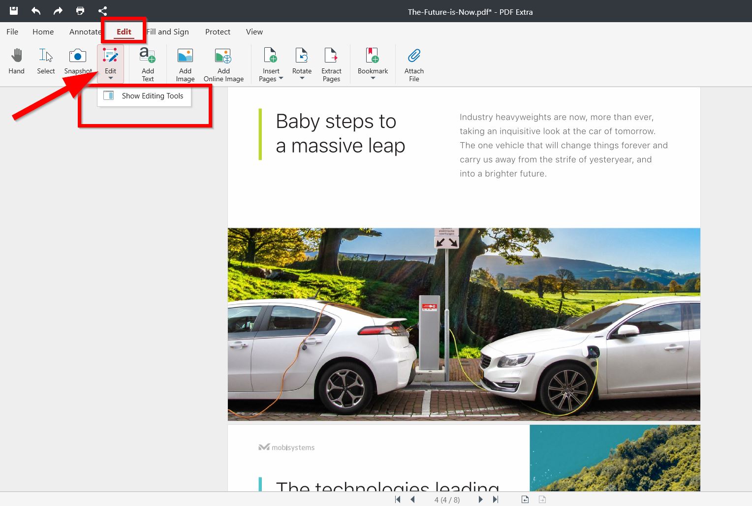move an image or object in front or behind other elements PDF Extra Windows 1